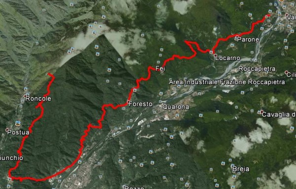 Sentiero Crevola - Alpe Maddalene di Postua