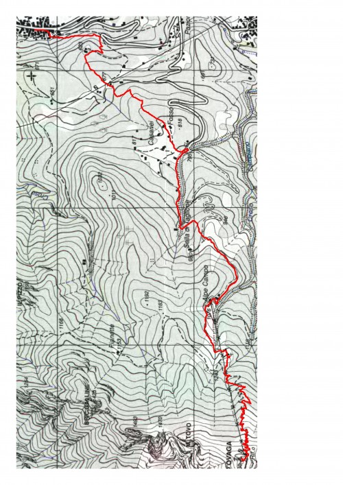 mappa cartinaRes o Bec d'Ovaga  